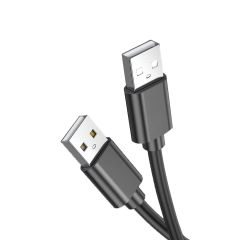 Microcase USB A to USB A iki ucu Erkek Çift Taraflı USB 2.0 Kablo 100 cm AL4775