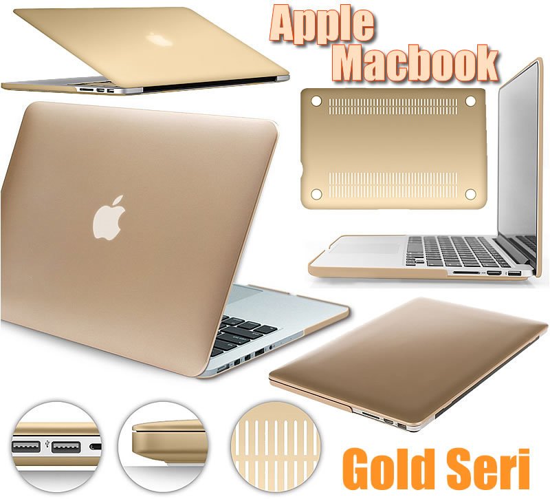 Apple Macbook Pro 15.4'' Gold Koruma Kapak Kılıf