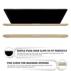 Apple Macbook Pro 15.4'' Gold Koruma Kapak Kılıf