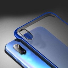 Microcase Xiaomi Redmi 9 A Frameless Serisi Sert Rubber Kılıf - Mavi+Tempered Glass Cam KorumaMicrocase Xiaomi Redmi 9 A Frameless Serisi Sert Rubber Kılıf - Mavi+Tempered Glass Cam Koruma