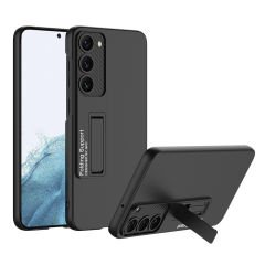 Microcase Samsung Galaxy S22 Plus ile uyumlu Standlı Sert Plastik Mat Kılıf - AL3566