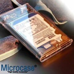 Microcase Taşınabilir Yüksek Hızlı 5Gbps USB 3.0 SATA 2.5 inch Harici Harddisk Kutusu - AL3514 Şeffaf