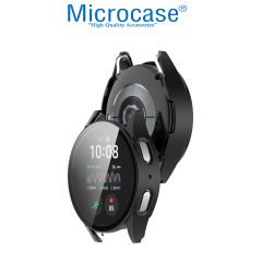 Microcase Samsung Watch 7 44mm    Ekran Korumalı Sert Rubber Kılıf - AL3173