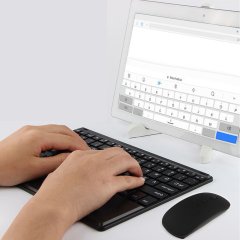 Microcase Huawei MatePad 11 (2023) Touchpad BT Klavye 25cm+BT Mouse+Stand-AL2759