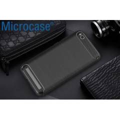 Xiaomi Redmi 5A 5.0 inch Brushed CarbonFiber SilikonTPU Kılıf+Cam