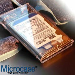 Microcase Taşınabilir Yüksek Hızlı 5Gbps USB 2.0/3.0 SATA 2.5 inch Harici Harddisk Kutusu - AL3515 Şeffaf