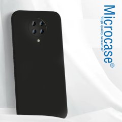 Microcase Xiaomi Poco F2 Pro CamPRO Serisi Kamera Korumalı Silikon Kılıf - Siyah