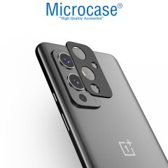 Microcase OnePlus 9 Kamera Lens Koruma Halkası - Kapalı Tasarım Siyah