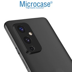 Microcase OnePlus 9 Kamera Lens Koruma Halkası - Kapalı Tasarım Siyah