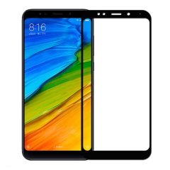 Xiaomi Redmi Note 5 Pro Tam Kaplayan Çerçeveli Cam - Siyah