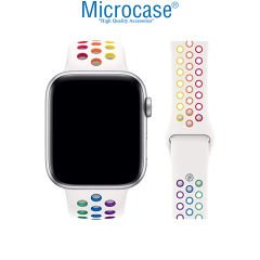 Microcase Amazfit Bip 3 Pro için Delikli Silikon Kordon Kayış - KY13