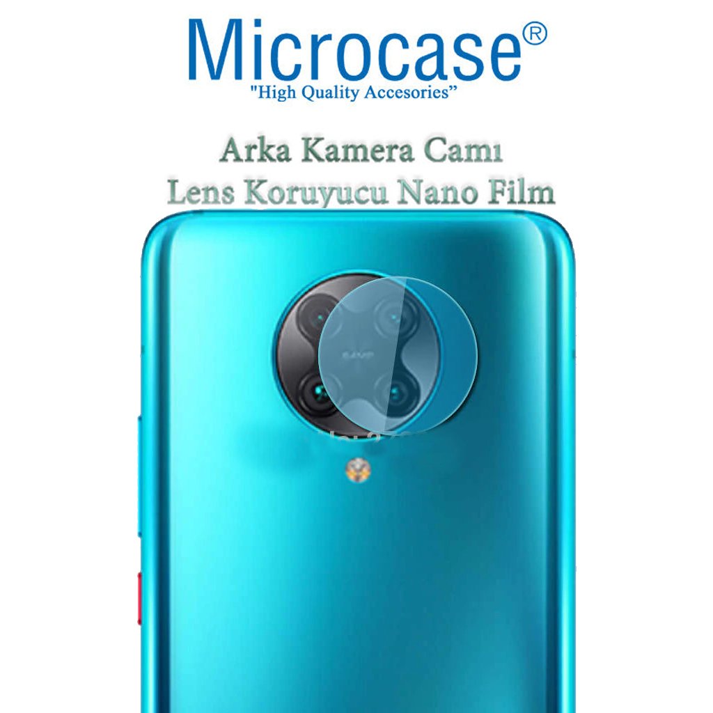 Microcase Xiaomi Poco F2 Pro Kamera Camı Lens Koruyucu Nano Esnek Film