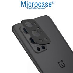 Microcase OnePlus 9 Pro Kamera Lens Koruma Halkası - Kapalı Tasarım Siyah