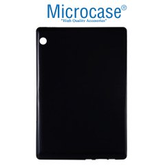 Microcase Lenovo TAB M10 TB-X505L 10.1 inch Tablet Silikon Tpu Soft Kılıf - Siyah + Ekran Koruma Filmi