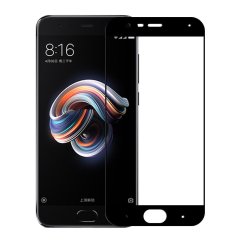 Xiaomi Mi Note 3 Tam Kaplayan Çerçeveli Tempered Cam - Siyah