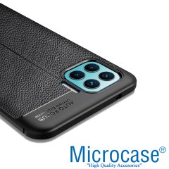 Oppo Reno 4 Lite Leather Tpu Silikon Kılıf - Siyah