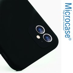 Microcase Iphone 11 CamPRO Serisi Kamera Korumalı Silikon Kılıf - Siyah