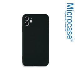 Microcase Iphone 11 CamPRO Serisi Kamera Korumalı Silikon Kılıf - Siyah