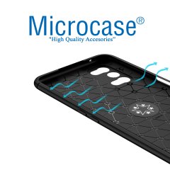 Xiaomi Poco X3 NFC Leather Tpu Silikon Kılıf - Siyah