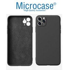 Microcase Iphone 11 Pro CamPRO Serisi Kamera Korumalı Silikon Kılıf - Siyah