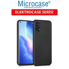 Microcase Oppo Reno 5 5G Elektrocase Serisi Kamera Korumalı Silikon Kılıf - Siyah