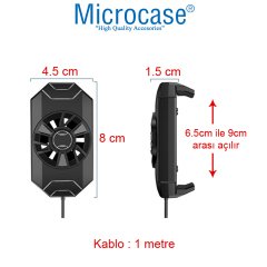 Microcase Cep Telefonu Soğutucu Fan Kablolu 4700 RPM - AL2955