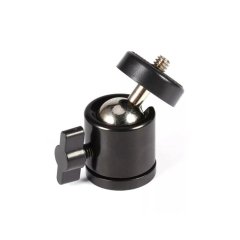 Microcase Tripod SLR Kamera için 360 Derece Dönebilen 1/4 Vida Metal Mafsal Aparatı - AL2983