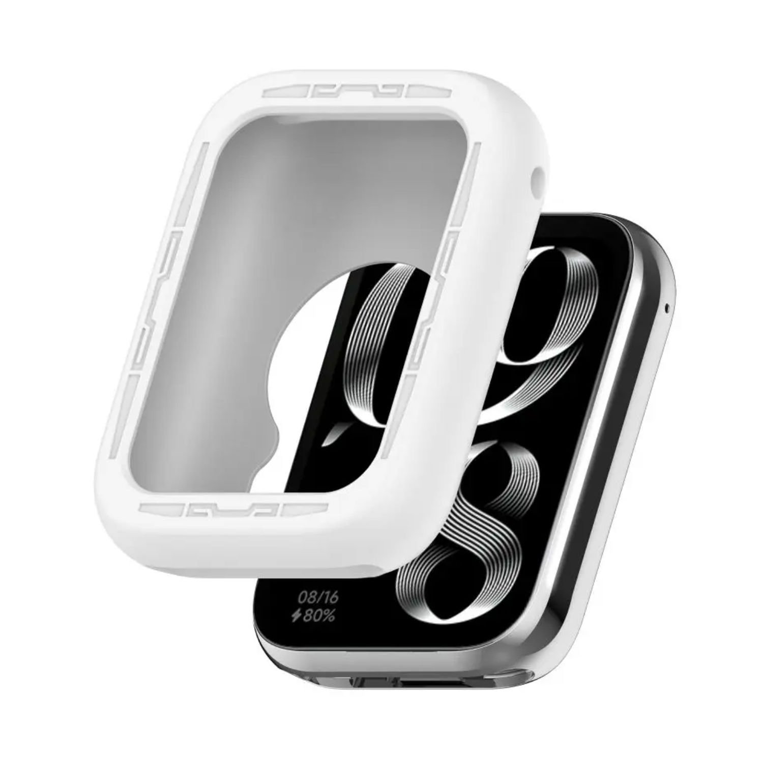 Microcase Xıaomi Smart Band 8 Pro Önü Açık Tasarım Silikon Kılıf - AL3172