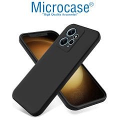 Microcase Xiaomi Redmi 12 4G CamPRO Serisi Kamera Korumalı Silikon Kılıf - AL3427