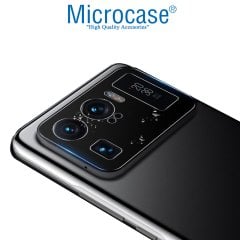 Microcase Xiaomi Mi 11 Ultra Kamera Lens Koruma Halkası - Kapalı Tasarım Siyah