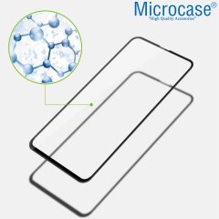 Microcase Tecno Pova 3 Tam Kaplayan Kavisli Tempered Cam - Siyah