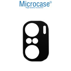 Microcase Xiaomi Poco F3 Kamera Lens Koruma Halkası - Kapalı Tasarım Siyah