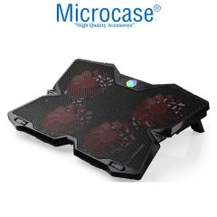 Microcase Hız Ayarlı Notebook Laptop Soğutucu Stand 4 Ledli Fan - AL3508