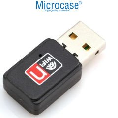 Microcase 2.4GHz 300 Mbps USB Wireless Adaptör WiFi Anten 15.5 cm - AL4221