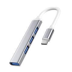 Microcase Type-C To USB 3.0 4 Port Çoklayıcı Hub Aluminyum Slim Kasa AL2753