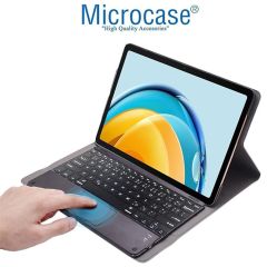 Microcase  Lenovo Tab M11 TB330FU 11 inch Tablet için Bluetooth Touchpad Klavye + Standlı Kılıf - BKK5