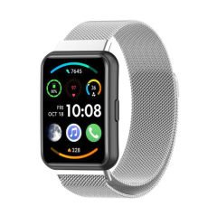 Microcase Huawei Watch Fit 1 için Mıknatıslı Metal Kordon Kayış - KY59