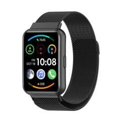 Microcase Huawei Watch Fit 1 için Mıknatıslı Metal Kordon Kayış - KY59