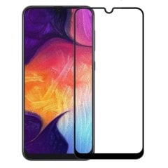 Microcase Samsung Galaxy M23 Tam Kaplayan Kavisli Tempered Cam - Siyah