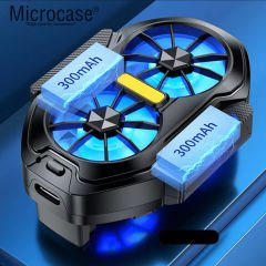 Microcase FS01 Çift Fanlı Hızlı  Sessiz  Şarj Edilebilir Cep Telefonu Soğutucu - AL4404