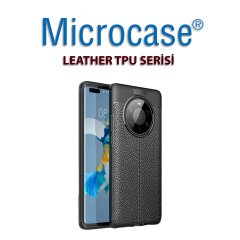 Huawei Mate 40 Pro Leather Tpu Silikon Kılıf - Siyah