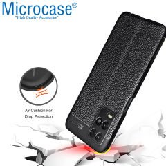 Microcase Oppo A54 Leather Tpu Silikon Kılıf - Siyah