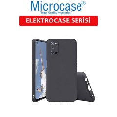 Microcase Oppo A52 Elektrocase Serisi Kamera Korumalı Silikon Kılıf - Siyah