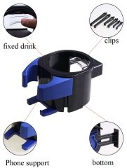 Fonksiyonel Araç İçi Telefon ve Bardak Tutucu Car Holder 2 in 1