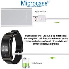 Microcase 2 Pin 4.0 mm Konnektör Akıllı Saatler için Manyetik Şarj Kablosu - AL2748