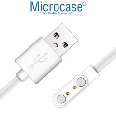 Microcase 2 Pin 4.0 mm Konnektör Akıllı Saatler için Manyetik Şarj Kablosu - AL2748