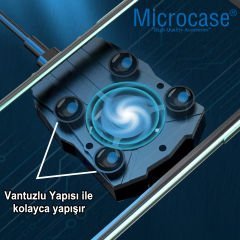 Microcase P10  Şarj Edilebilir Sessiz Isı Dağılım  Cep Telefonu Soğutucu Fan-AL4405