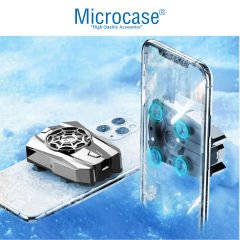 Microcase P10  Şarj Edilebilir Sessiz Isı Dağılım  Cep Telefonu Soğutucu Fan-AL4405