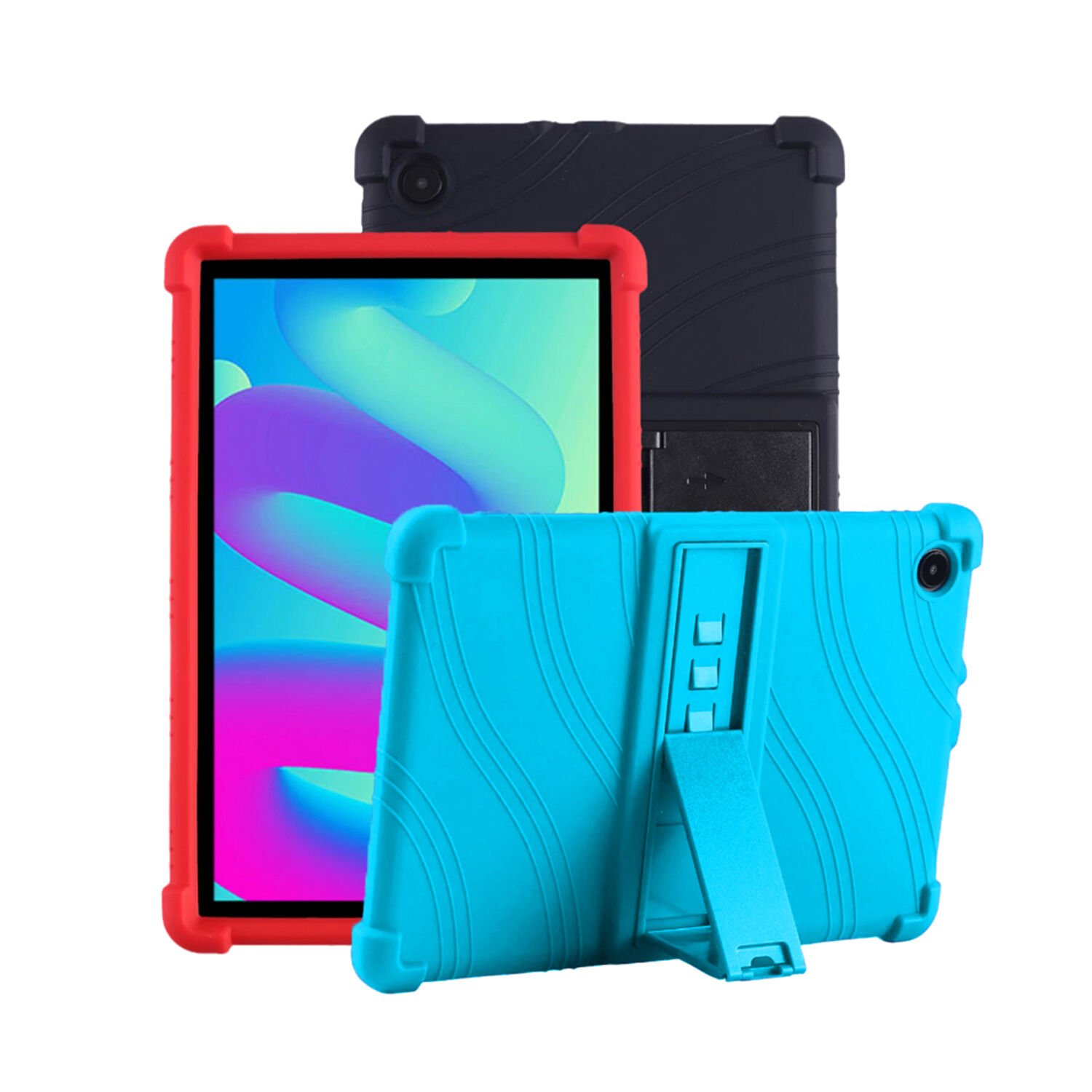 Microcase TCL Tab 10L Tablet için Standlı Silikon Kılıf - AL3309