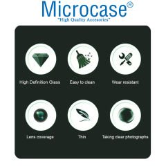 Microcase Honor 300 Uyumlu Kamera Lens Koruma Halkası - Kapalı Tasarım -Siyah AL3401